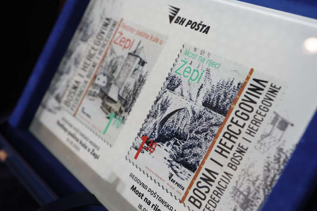 BH Pošta promovirala poštanske marke "Most na Žepi" i "Redžep-pašina kula"