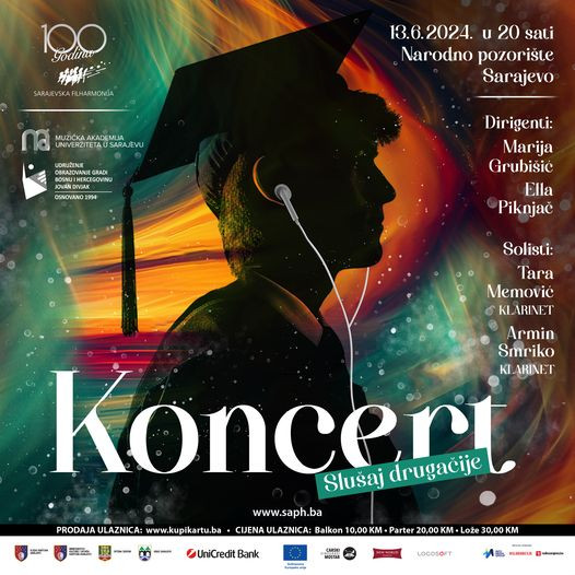 Koncert Muzičke akademije UNSA i Sarajevske filharmonije