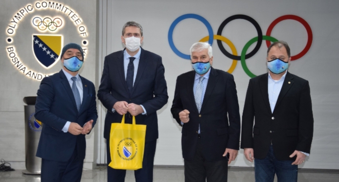 Olimpijski komitet BiH ugostio ministra kulture i sporta Kantona Sarajevo Samira Avdića