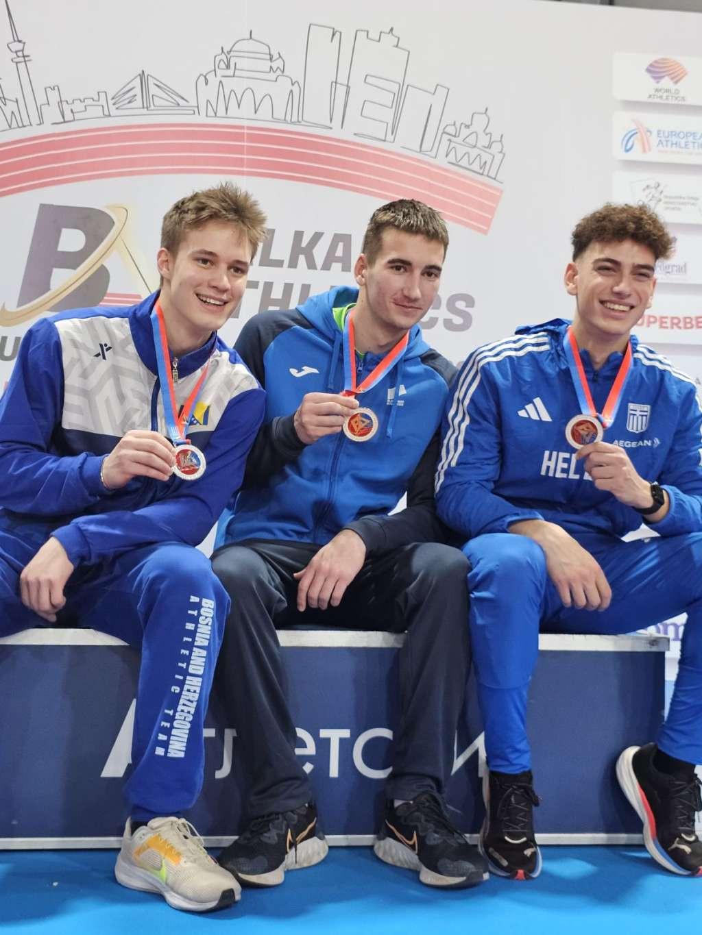 Dva srebra za bh. atletiku na Balkanskom dvoranskom prvenstvu u Beogradu