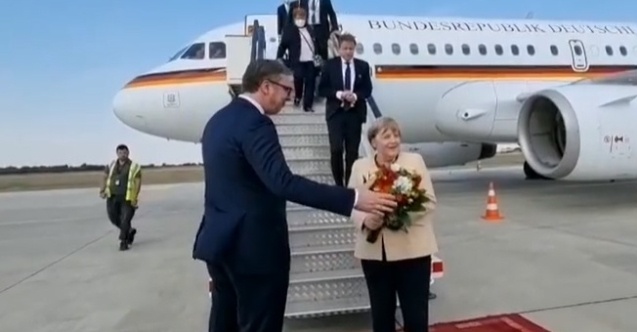 Merkel stigla u Beograd
