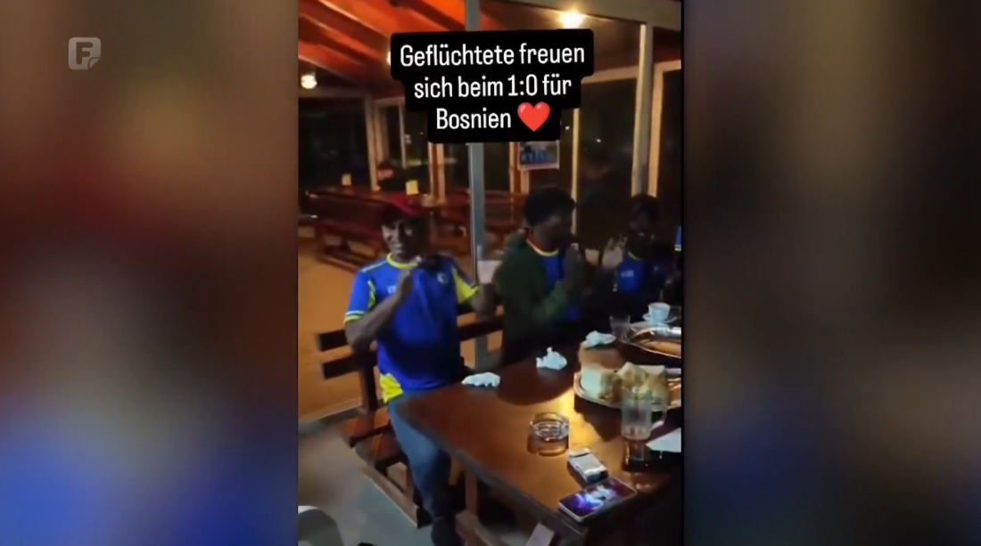 Pogledajte kako su migranti u BiH navijali za Zmajeve