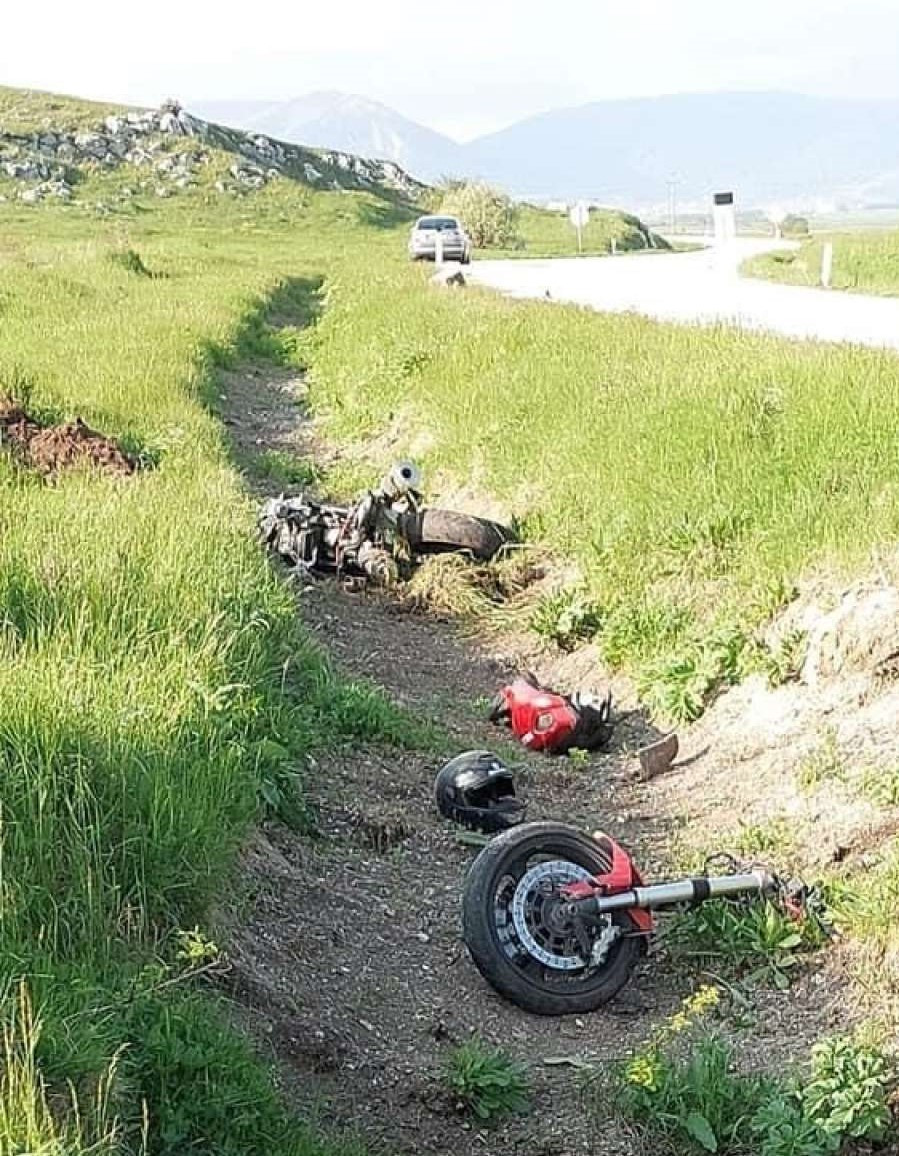Sletio s motocikla i zadobio teške tjelesne povrede