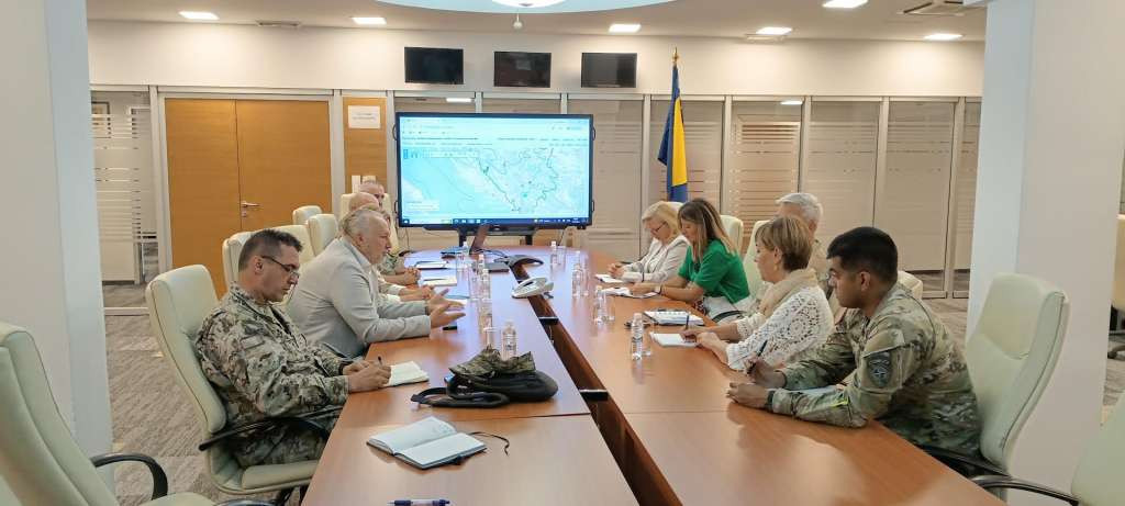 Komadant NATO Štaba u Sarajevu posjetio OKC BiH - 112 Ministarstva sigurnosti BiH