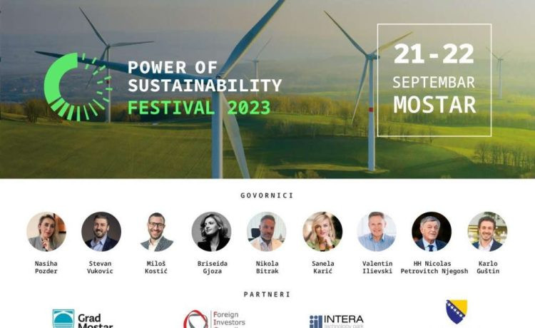 Mostar: konferencija Power of Sustainability Festival 2023