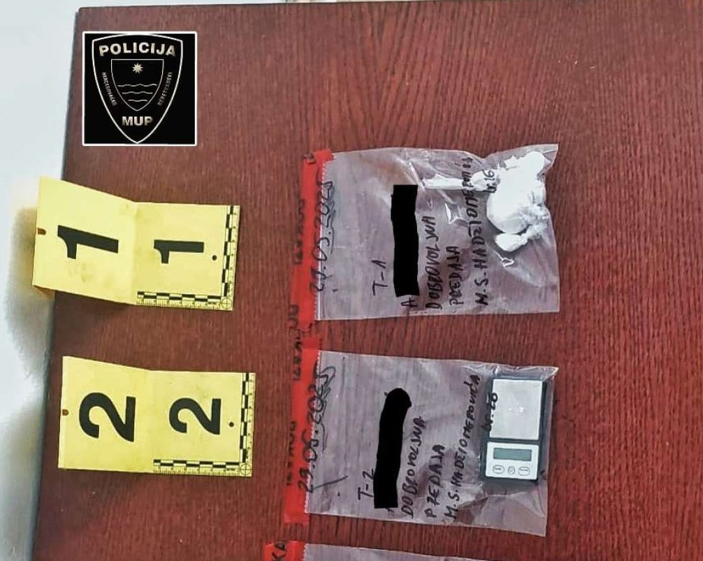 U Mostaru uhapšene četiri osobe zbog veće količine različitih vrsta droge