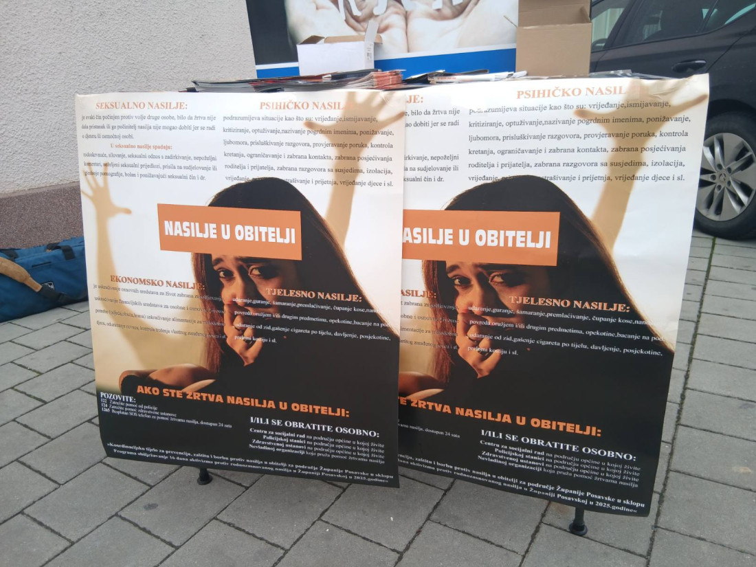 Posavski kanton pojačava kampanju protiv obiteljskog nasilja