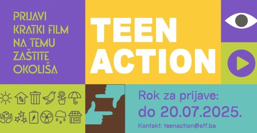 Do 20. jula otvoren poziv za Teen Action program 31. Sarajevo Film Festivala