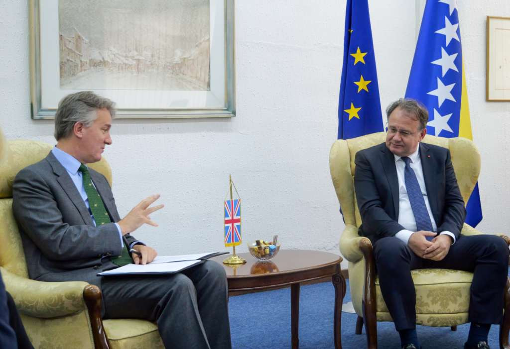 Nikšić i ambasador Reilly razgovarali o prioritetima novoimenovane Vlade FBiH