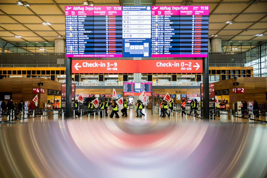 Otkazivanje letova na aerodromima u Berlinu i Hamburgu zbog štrajkova zaposlenih