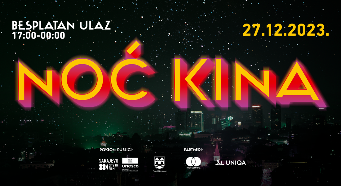 Objavljen program za "Noć kina", besplatan pristup kinima u Sarajevu 27. decembra