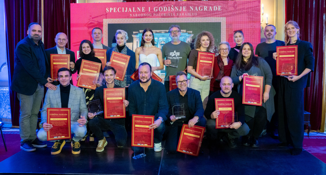 Najbolja umjetnička ostvarenja Narodnog pozorišta Sarajevo: Proglašeni dobitnici za sezonu 2024/25