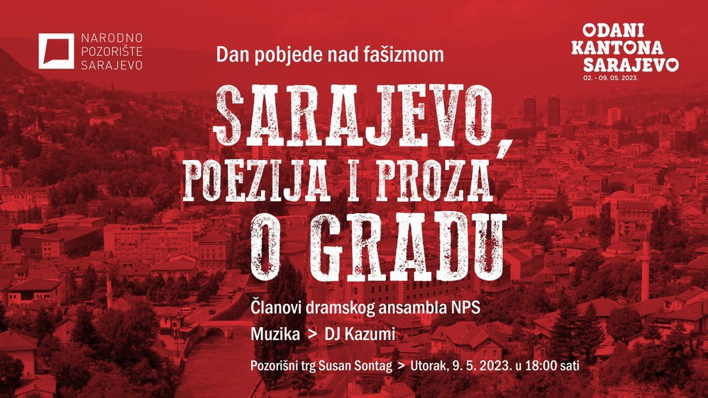 Dramski ansambl NPS sutra izvodi  specijalni program posvećen Sarajevu
