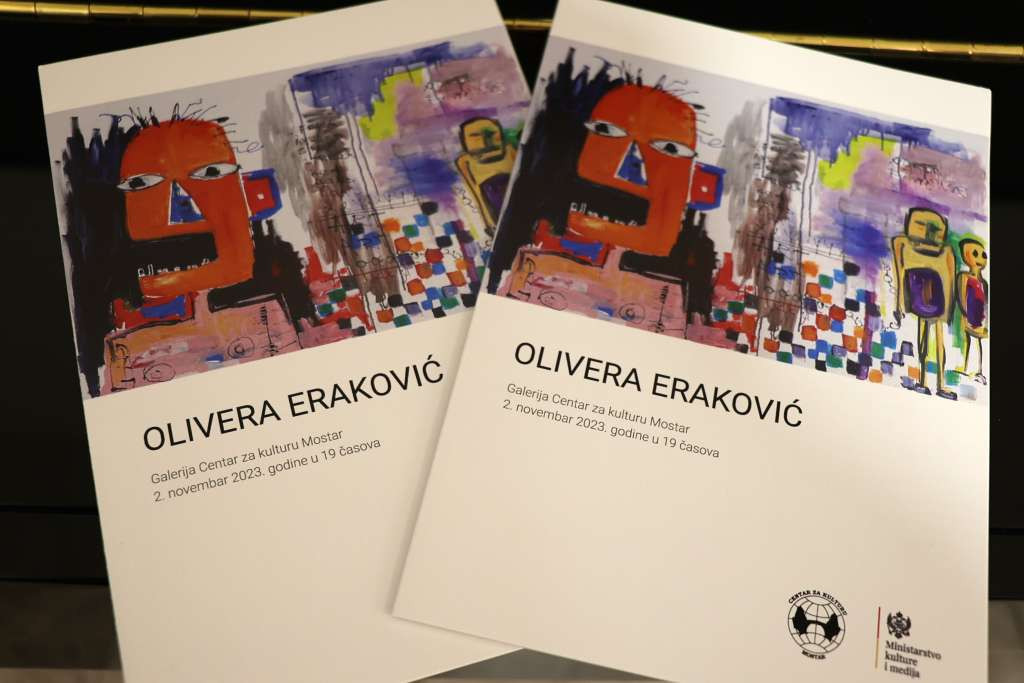 Samostalna izložba Olivere Eraković otvorena u Mostaru
