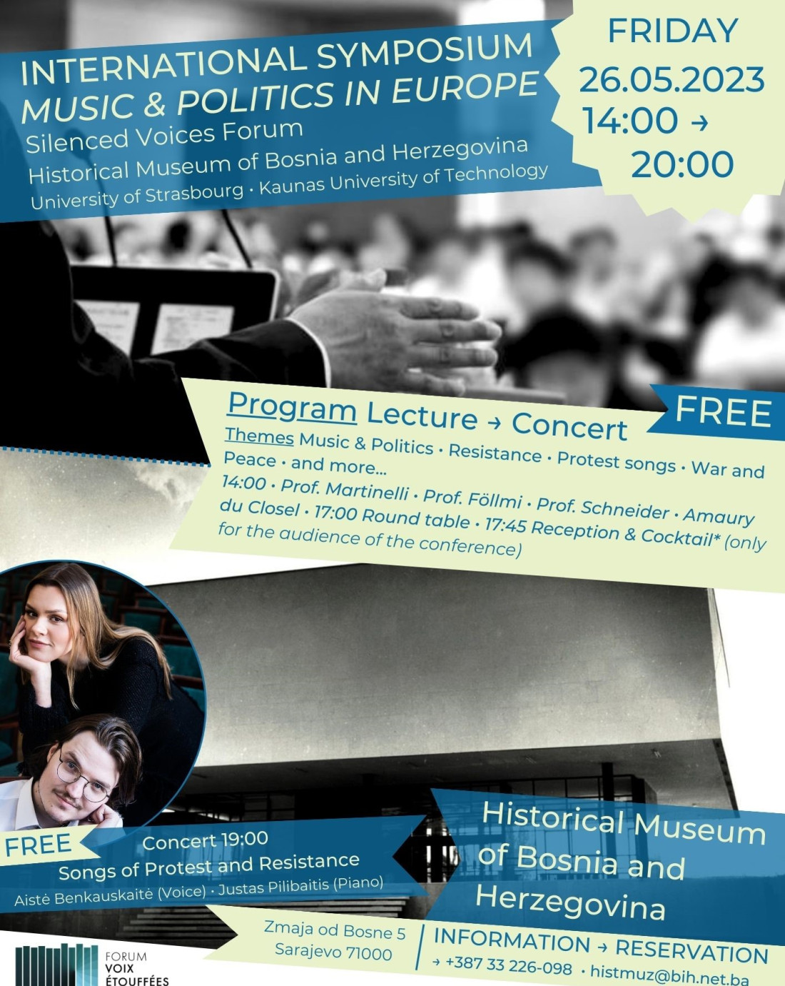 Večeras u Historijskom muzeju  BiH: "Muzika i politika u Evropi"