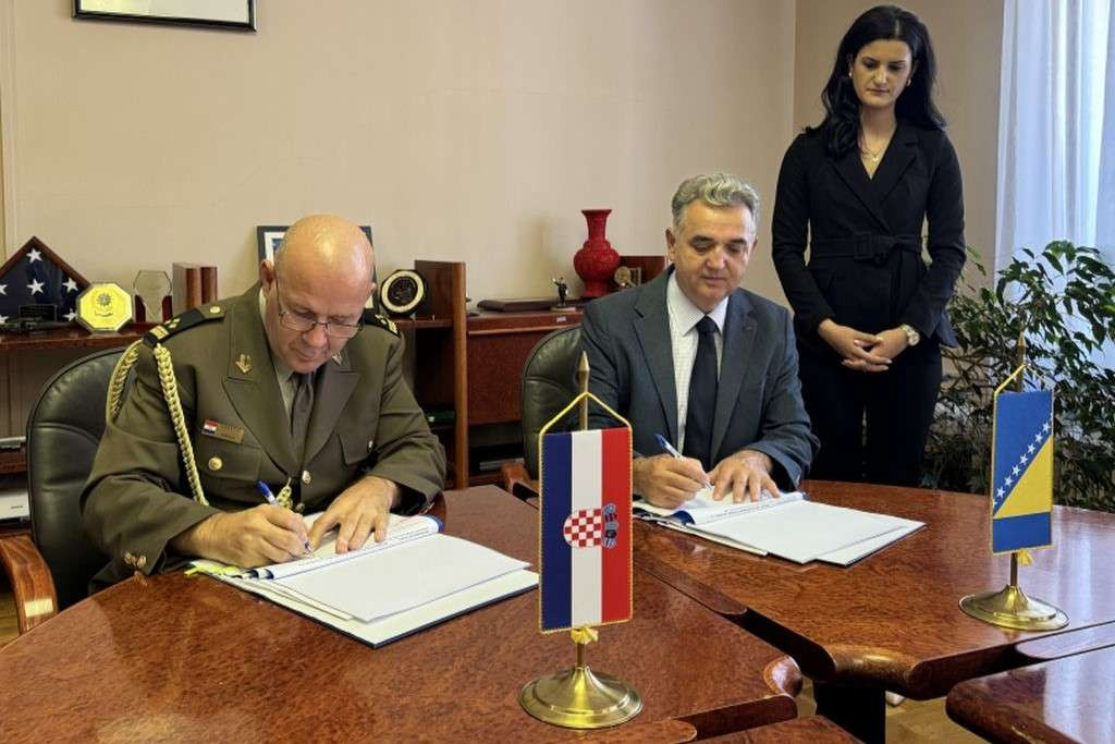 Potpisan Plan bilateralno-vojne saradnje između MO BiH i MO Republike Hrvatske za 2024. godinu