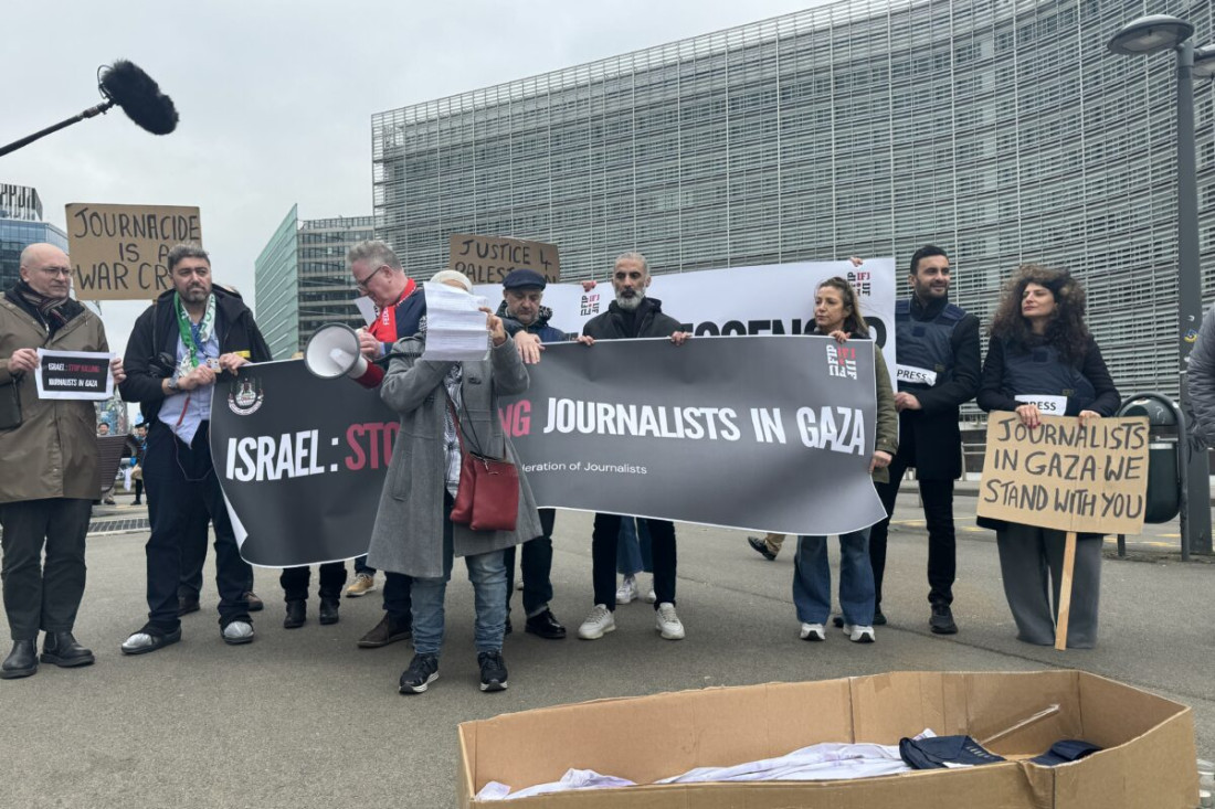 U Briselu i bh. gradovima odata počast novinarima ubijenim u Pojasu Gaze