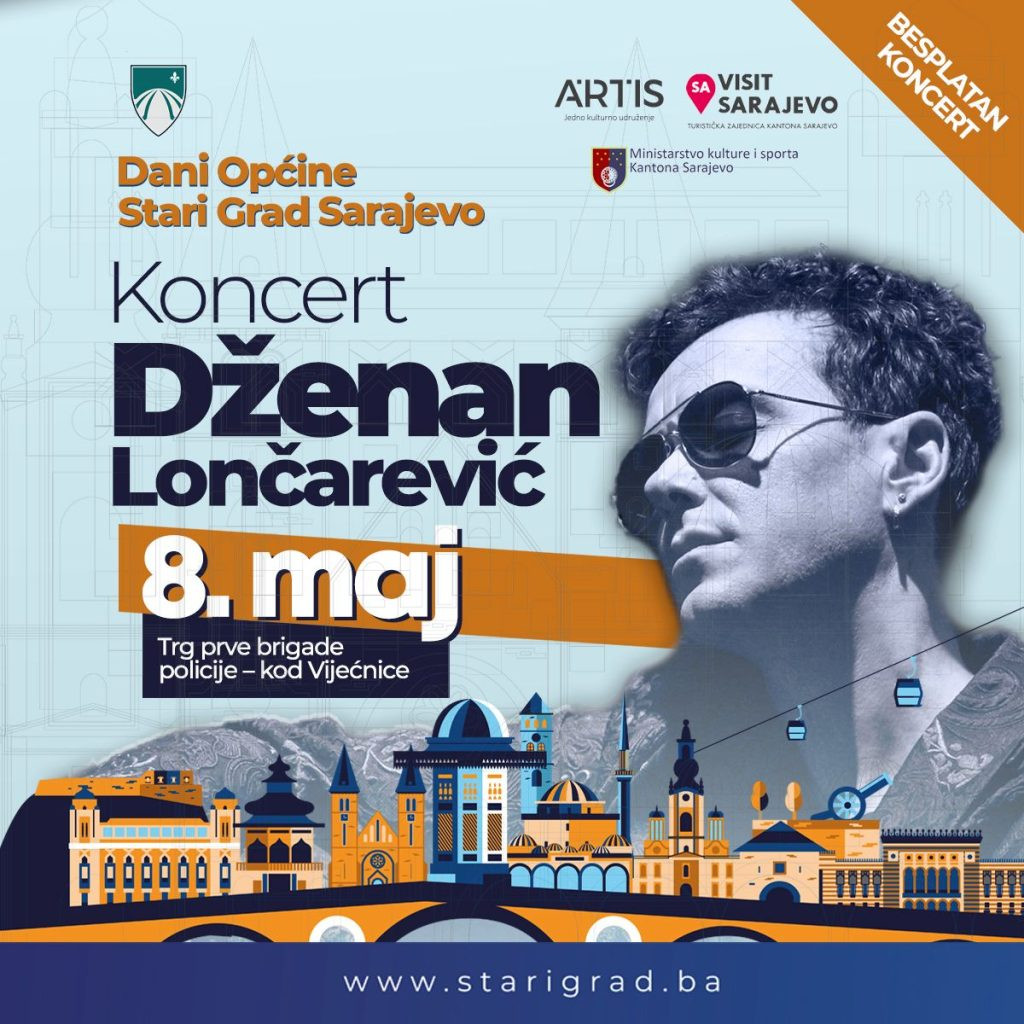 Večeras u Sarajevu besplatan koncert Dženana Lončarevića