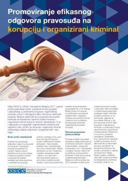 Prioritetno pitanje za BiH suzbijanje organizovanog kriminala