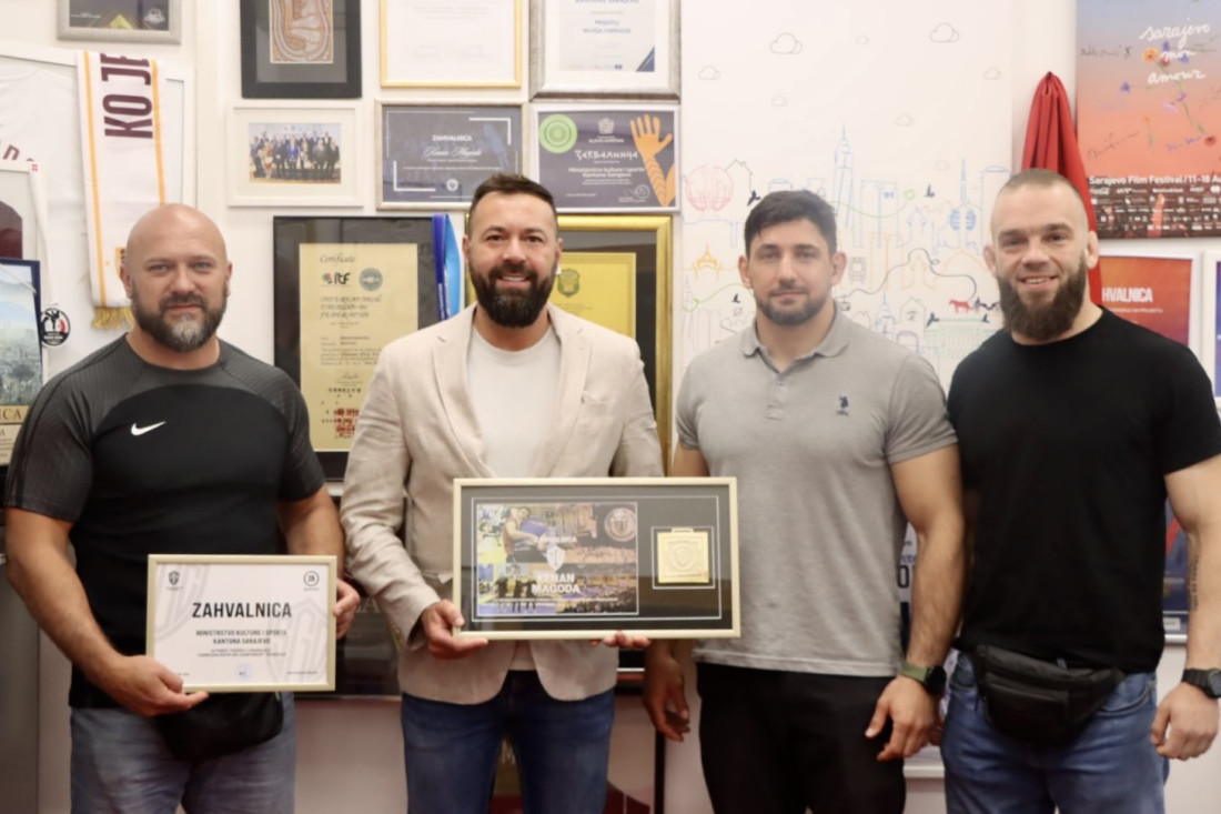 Podrška vrhunskim sportskim rezultatima: Ministar Magoda ugostio članove Hrvačkog jiu-jitsu kluba "Brotherhood"