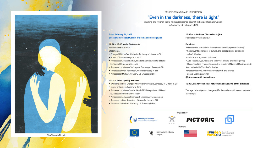 Otvaranje izložbe i panel diskusija "Svjetlo sija i u doba tame"