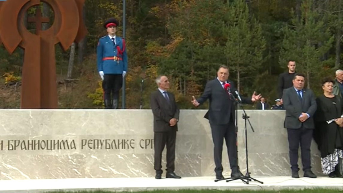 Dodik, Stevandić i Medić veličali ratne zločince na Palama