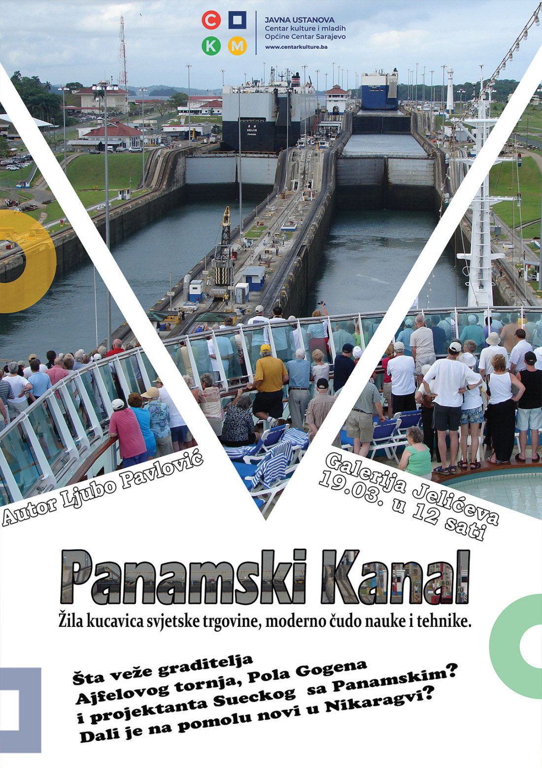 CKM Sarajevo: Izložba Ljube Pavlovića “Panamski Kanal”