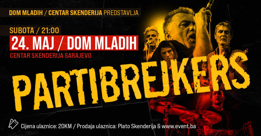 Rokenrol spektakl u Sarajevu – Partibrejkers slave 40 godina na sceni!