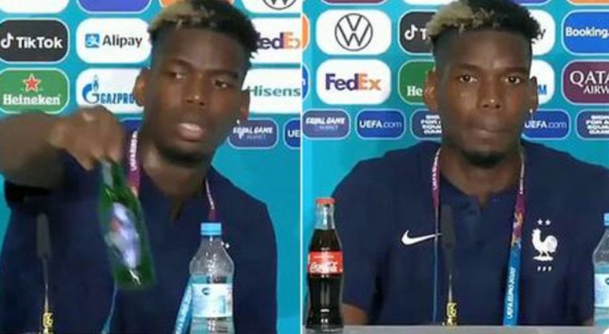 Paul Pogba sklonio bocu Heinekena sa stola