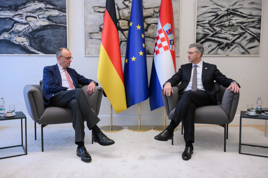 Plenković s Merzom: Jugoistok Evrope ne smije biti izložen utjecaju drugih globalnih aktera