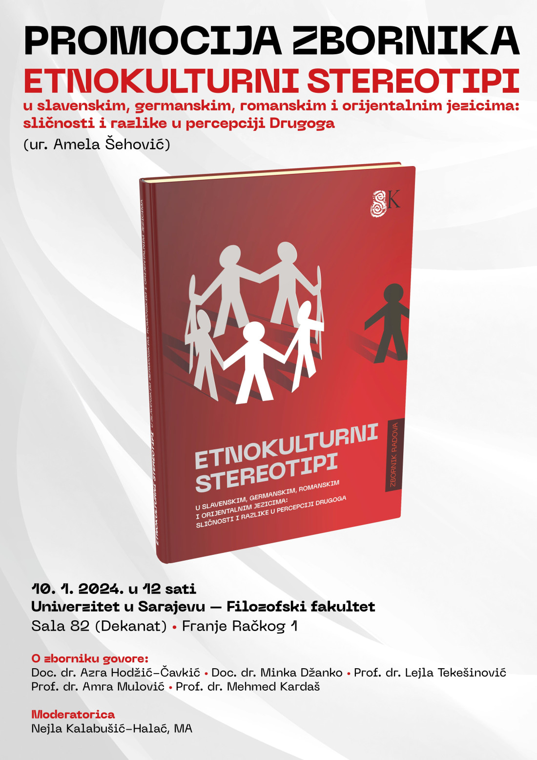 Sutra promocija Zbornika „Etnokulturni stereotipi u slavenskim, germanskim, romanskim i orijentalnim jezicima“