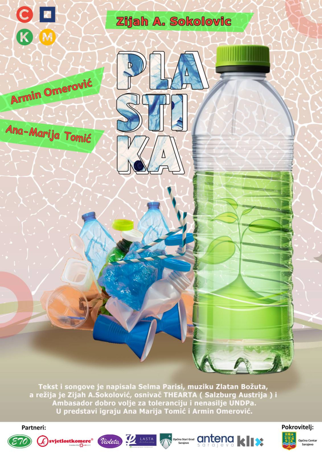 CKM Sarajevo: Sutra premijera predstave „Plastika – u nama i oko nas“