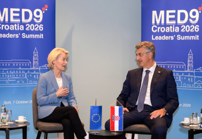 Plenković s Von der Leyen: Istaknuo važnost da hrvatski narod ponovno ima svoju legitimnu predstavnicu u Predsjedništvu BiH