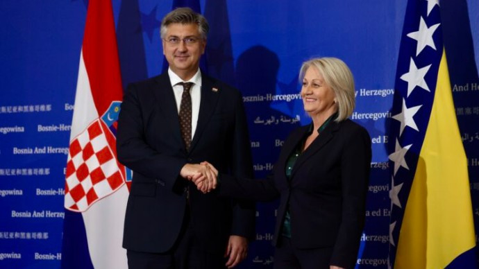 Hrvatski premijer Andrej Plenković boravi u zvaničnoj posjeti Bosni i Hercegovini