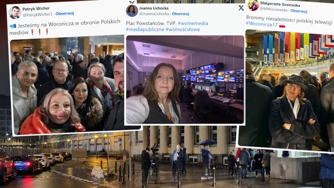 Poslanici prethodne vlasti dežuraju u poljskoj televiziji, žele fizički spriječiti promjene