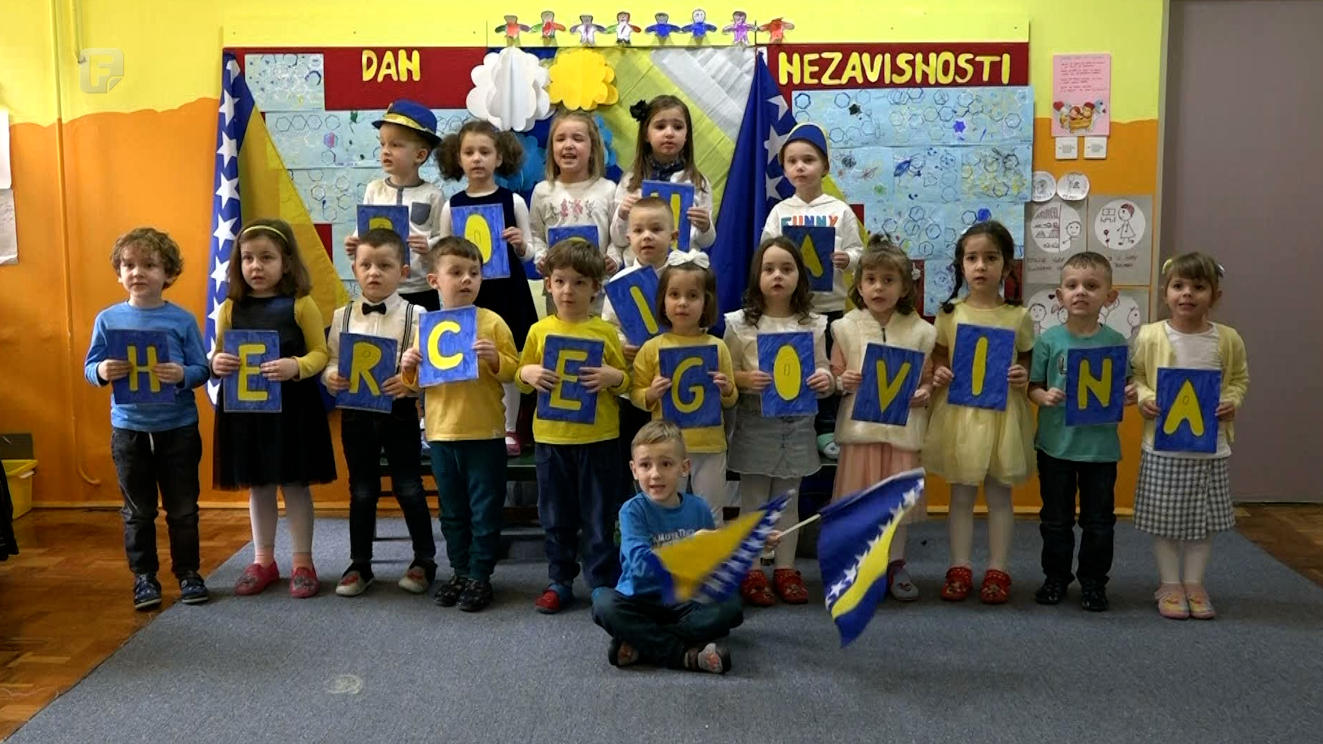 Travnički mališani domovini za rođendan poslali najljepše poruke