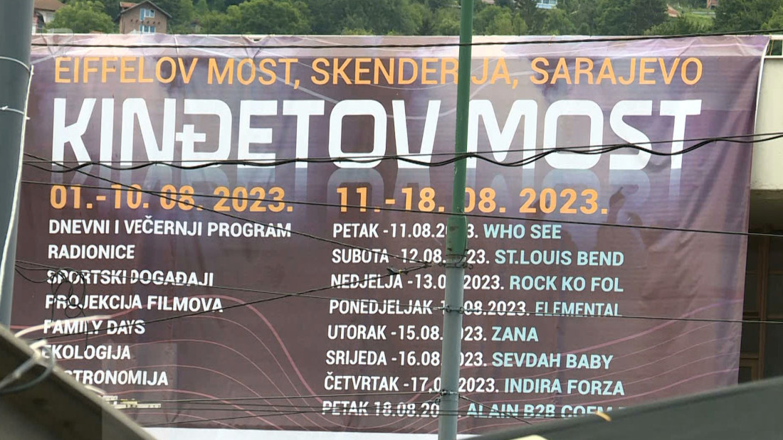 Manifestacija 'Kinđetov most' donosi niz raznovrsnih programa na Ajfelovom mostu