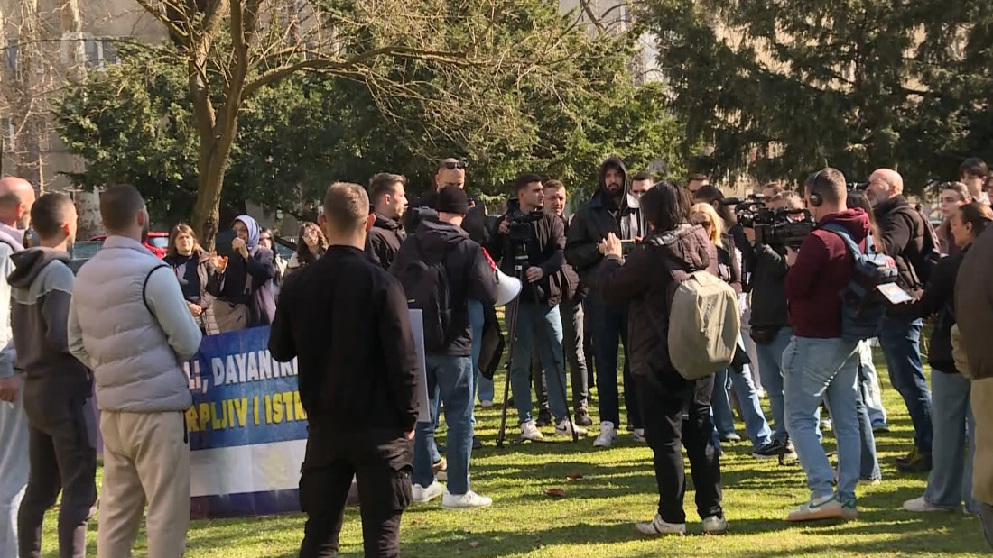 Deveti protest u Sarajevu zbog smrti studenta Erdoana Morankića