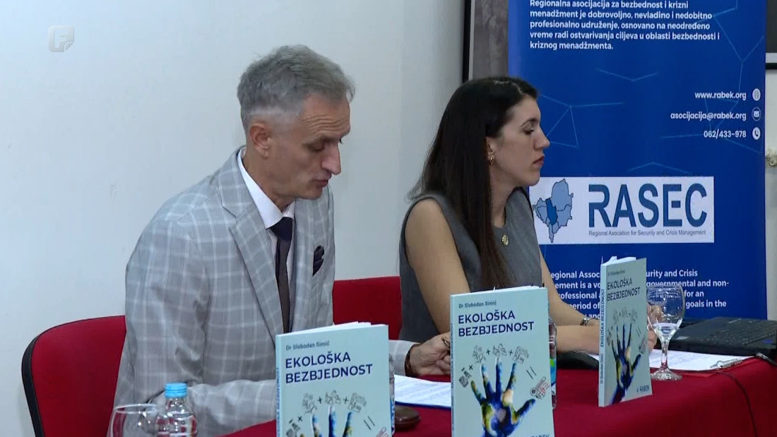 U Doboju predstavljena knjiga 'Ekološka bezbjednost' Slobodana Simića