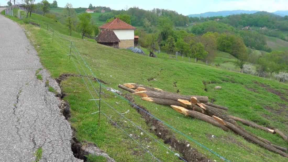 Klizišta u Loparama napravila štetu od 250.000 KM