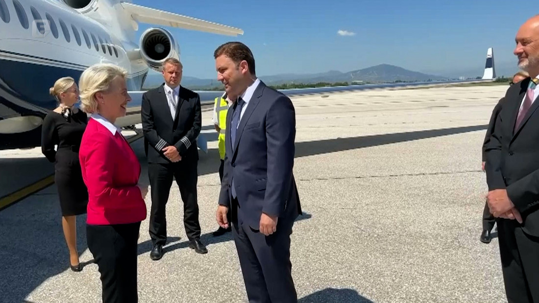 Von der Leyen stigla u Skoplje na turneju po Zapadnom Balkanu