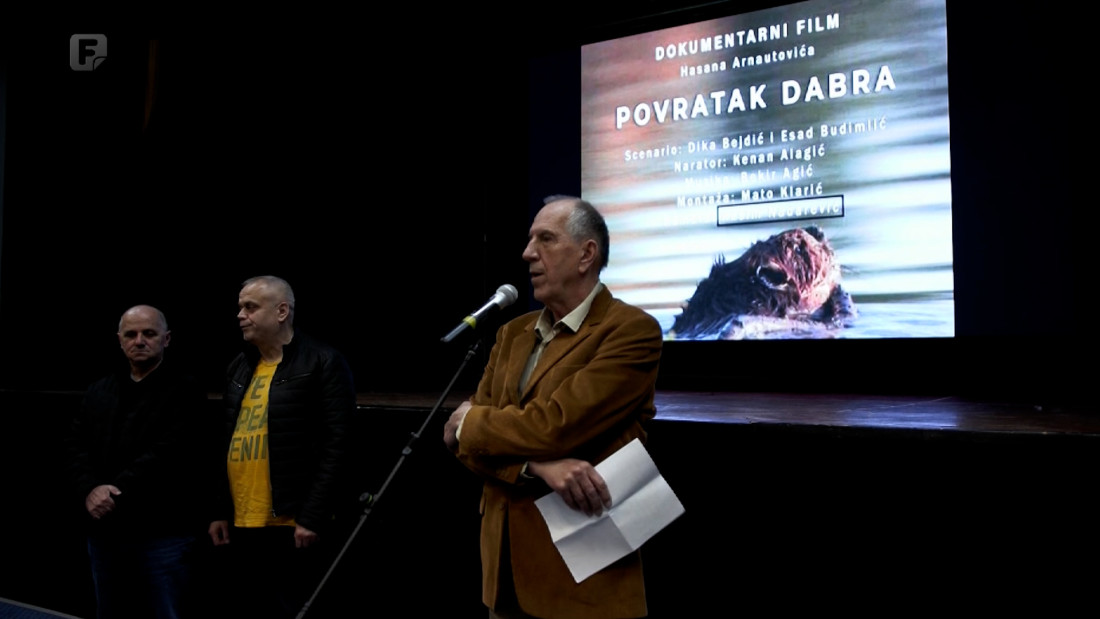 Hasan Arnautović predstavio dokumentarac o povratku dabra na područje USK-a