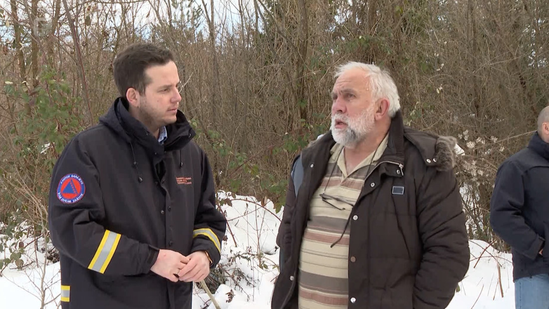 Uk: Ne očekujemo veće probleme na klizištu Curine njive, topljenje snijega moguća opasnost