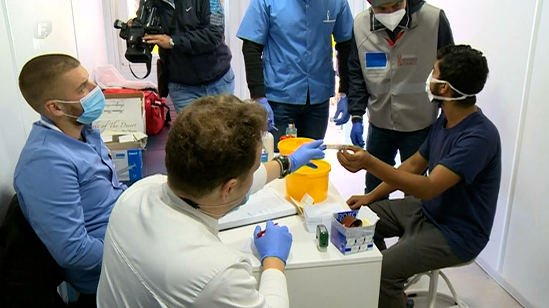 Počeo proces vakcinacije u migrantskom kampu 'Lipa'