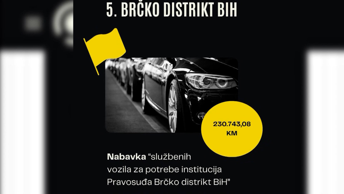 Nabavka službenih vozila bez kontrole - primjer iz Brčkog