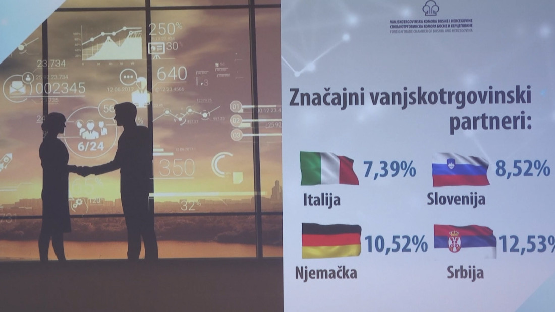 Vanjskotrgovinska komora BiH: EU ostaje ključni partner, rast izvoza u Hrvatsku i Tursku
