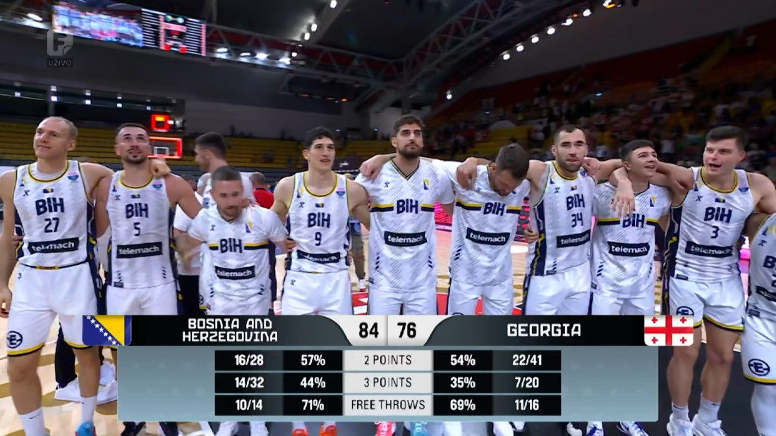 Pobjeda nad Gruzijom i plasman u osminu finala Eurobasketa