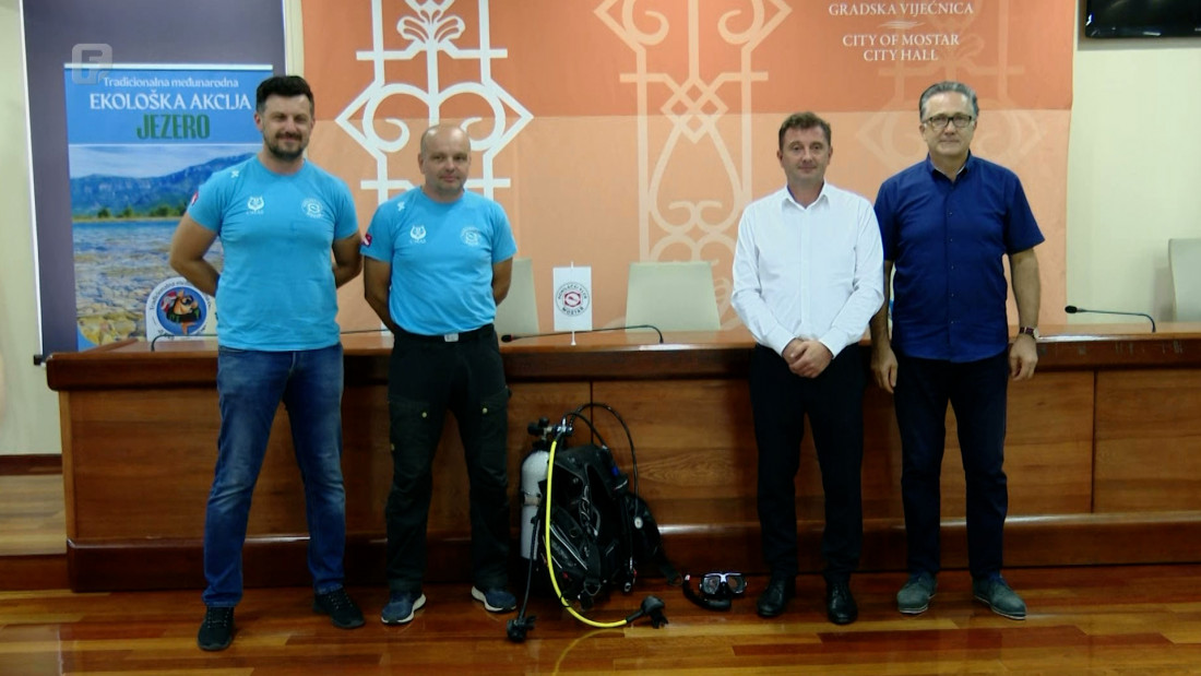 Stotinu ronilaca i aktivista iz 20 gradova u subotu sudjeluje u akciji čišćenja Mostarskog jezera