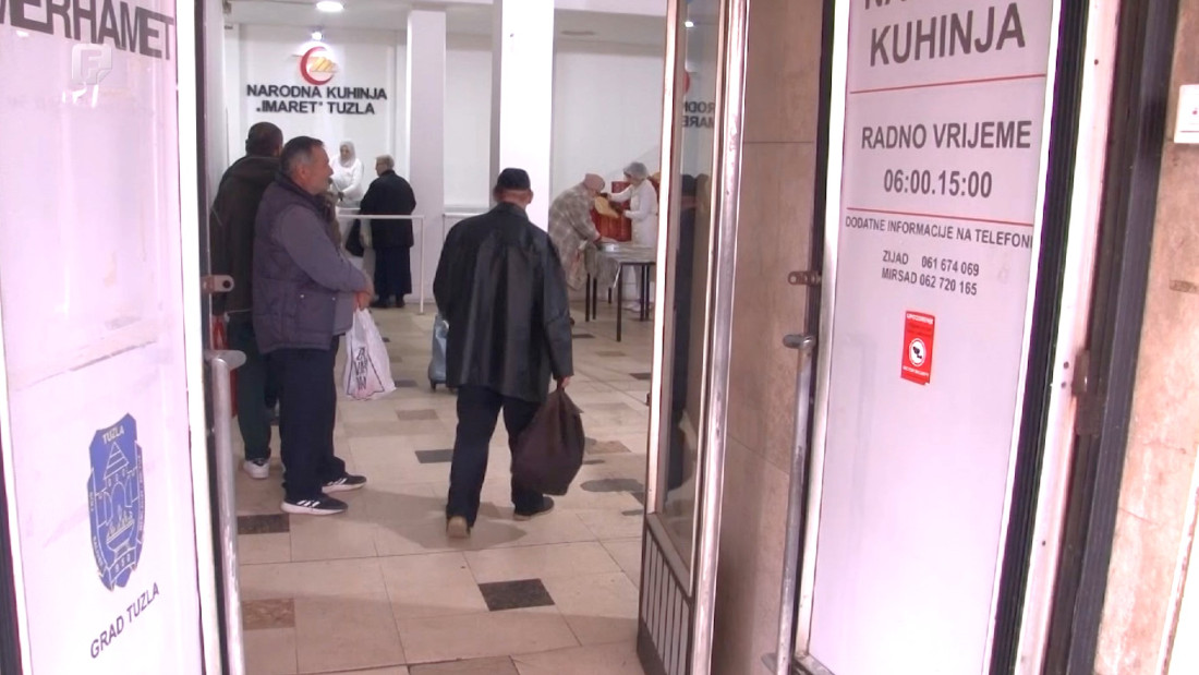 Naroda kuhinja u Tuzli dnevno podijeli više od 2.800 obroka