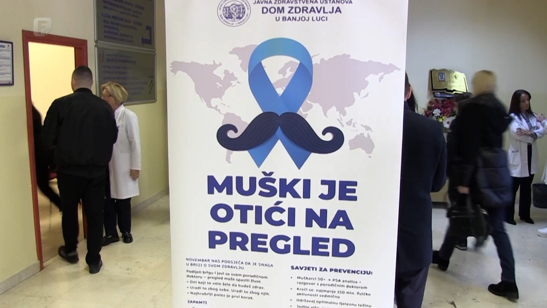 Banjaluka obilježava Plavi novembar uz kampanju za preventivne muške preglede